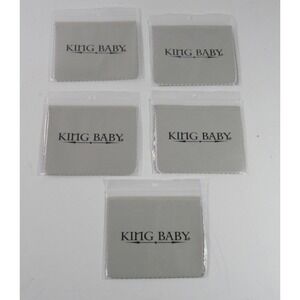 King Baby Silver Polishing Cloth Approximately 4 inch x 6 inch Set of 5